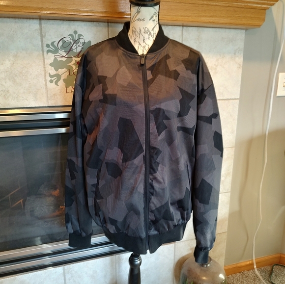 Champs Other - Black/Gray Camo Large CSG Bomber Jacket!